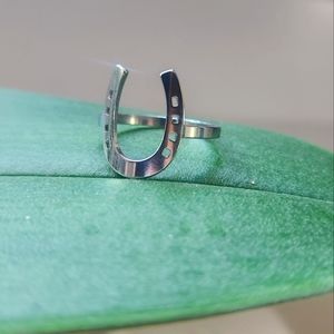 Horseshoe Ring Stainless Steel